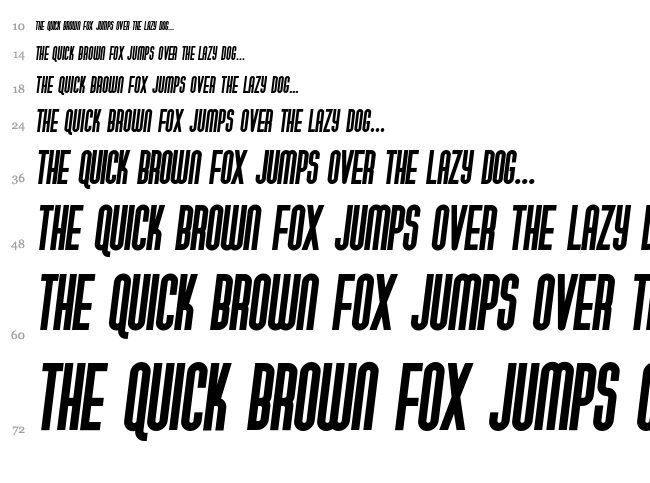 Gotica Moderna KK font waterfall